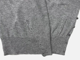 Hanabi Cashmere Slim Fit Button Wrap Wool Knit Cardigan