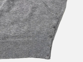 Hanabi Cashmere Slim Fit Button Wrap Wool Knit Cardigan