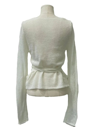 Rafen Yerifit Layered Ribbon Bustier Sleeveless Long Sleeve Wool Knit