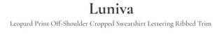 Runiba Hopi Off-Shoulder Lettering Print Crop Shibori Long Sleeve Man-to-Man