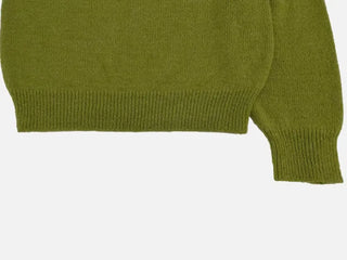 Willow Loose Fit Round Neck Long Sleeve Button Wool Knit