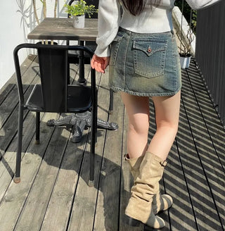 Moet Yeri Slim Fit Lip Neck Slit Team Boat Cardigan