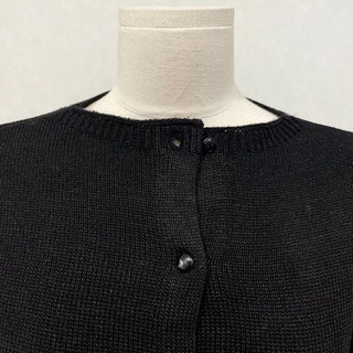 Moet Yeri Slim Fit Lip Neck Slit Team Boat Cardigan