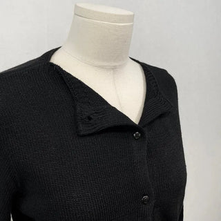 Moet Yeri Slim Fit Lip Neck Slit Team Boat Cardigan