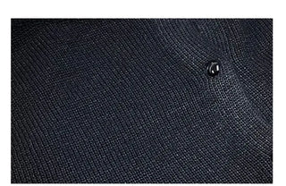 Moet Yeri Slim Fit Lip Neck Slit Team Boat Cardigan