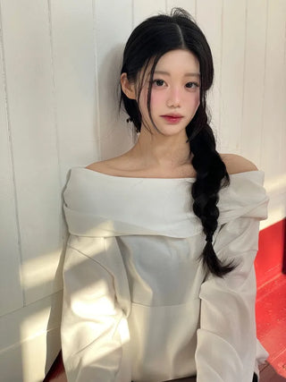 Lulu two-way off-shoulder turtle loose fit hoodie