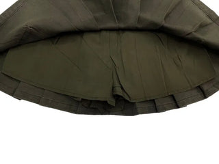 Reverie Pleated Cargo Belt Mini Skirt Skirt Pants Set