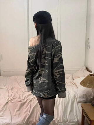Merlin high-waist knit fleece shorts