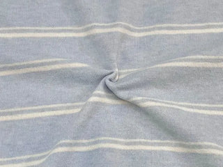 Luapi Stripe Collar Neck Basic Crop Short Sleeve Knit