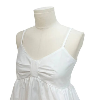 Miette Ribbon Tiered Bustier Sleeveless Nashi Adjustable Straps Blouse