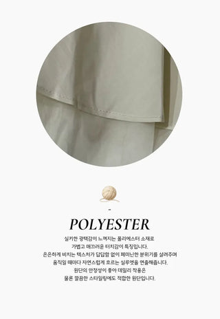 Lemonyl muffler puff square neck slim frill chiffon long sleeve blouse set