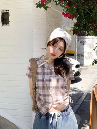 Elisa Vintage Frill Shirring Strap Nylon Shoulder Bag