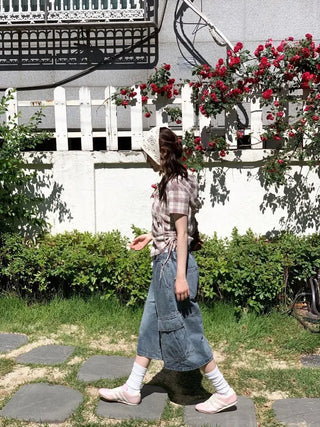 Elisa Vintage Frill Shirring Strap Nylon Shoulder Bag