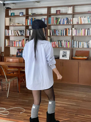 Hikari Loose Fit V-Neck Knit Cardigan