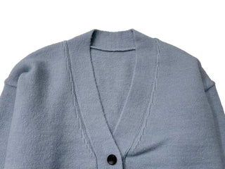 Hikari Loose Fit V-Neck Knit Cardigan