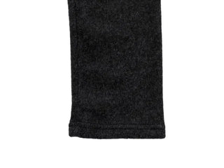 Yuha Halter Drape Shirring Two-tone Long-sleeved Knit T-shirt