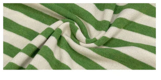 Furmin Pendant Stripe Basic Shibori Slim Crop Short Sleeve Knit