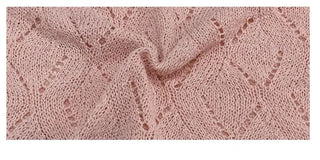 Iri Yeori Loose Fit Vintage Punching Ribbon Strap Boat Neck Long Sleeve Boucle Knit