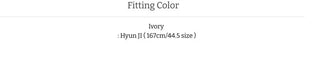 Lina Malafit Mood Ribbon Shoulder Team Loose Knit