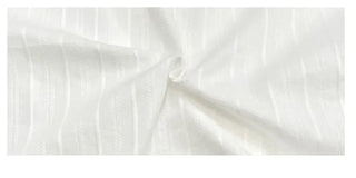 Rubel Ribbon Tie Team Slim Fit Lovely Puff Crop Stripe Cotton Short Sleeve Blouse