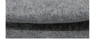 Awai drape off-shoulder waist strap outer fleece long sleeve knit t-shirt