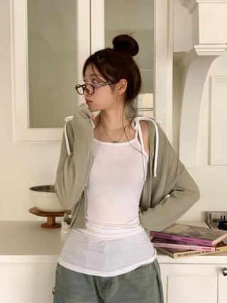 Burp-free slim fit daily button knit cardigan