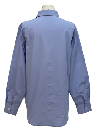 Smoothie Pastel Symbol Pendant Loose Fit Long Sleeve Cotton Shirt