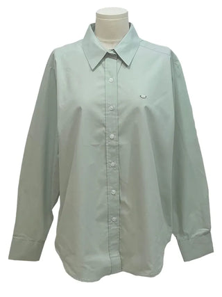 Smoothie Pastel Symbol Pendant Loose Fit Long Sleeve Cotton Shirt