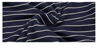 Kieri All-in-one Marine Stripe Slim-fit Color Block Cardigan
