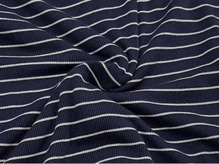 Kieri All-in-one Marine Stripe Slim-fit Color Block Cardigan