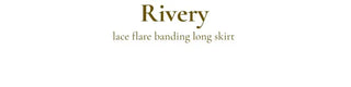 Liberi Lace Flare Banding Long Skirt