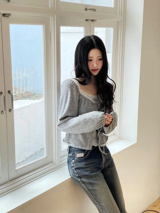 Ion embroidery lace frill layered inner sleeveless sleeveless nasi