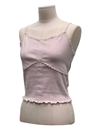 Ion embroidery lace frill layered inner sleeveless sleeveless nasi