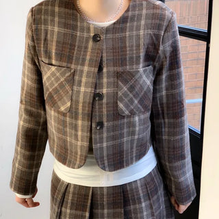 Lian Ribbon Bustier Fleece Long Sleeve Round Neck Long Sleeve T-shirt Set