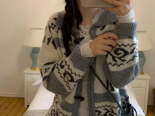 Ellie Wave Double Ribbon Slim Fit Angora Wool Long Sleeve T-Shirt