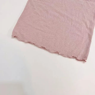 Ellie Wave Double Ribbon Slim Fit Angora Wool Long Sleeve T-Shirt