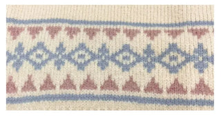 Kitz Winter Nordic Jacquard Pastel Loose Fit Knit Cardigan