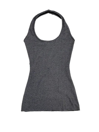 Wendy Malafit Striped Halter Neck Layered Sleeveless Nashi