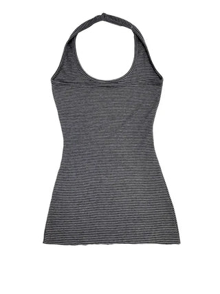 Wendy Malafit Striped Halter Neck Layered Sleeveless Nashi