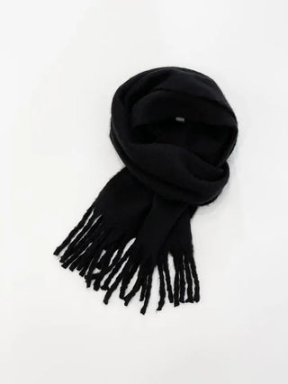 buttery, cozy cashmere heavy long muffler scarf