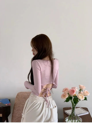 Ether Vizo pin-tuck two-way thick wide fleece long pants