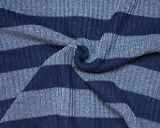 Leche Stripe Muffler Golji Cardigan Set