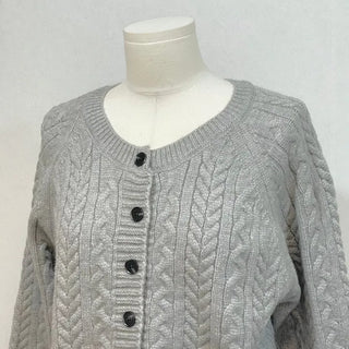Pienne Soft Cable Thick, Loose-Fit Knit Cardigan
