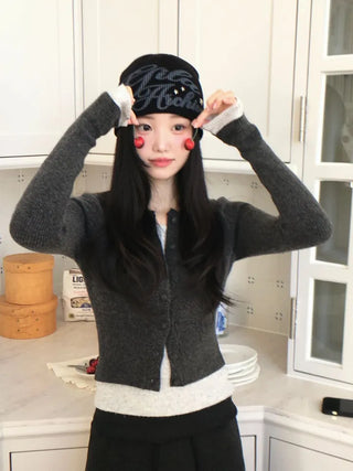 Arbel Mink Fur Banding Long Skirt