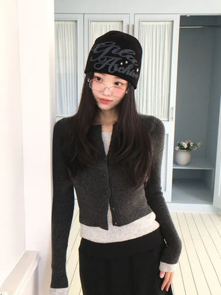 Arbel Mink Fur Banding Long Skirt