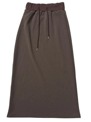 Arbel Mink Fur Banding Long Skirt