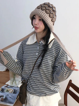 Arbel Mink Fur Banding Long Skirt