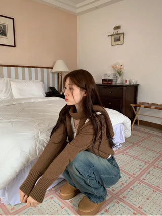 Bucket Vintage Washed Wide Denim Long Pants