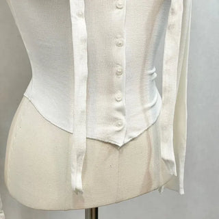 Debbie Muffler Slim Glam Fit Button-Up Cardigan Set
