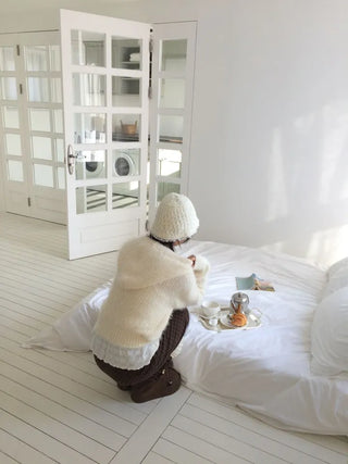 Miroa Vintage Check Banding Midi Skirt